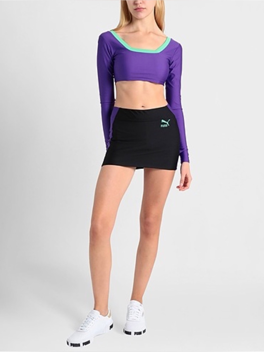 PUMA x DUA LIPA Longsleeve Crop Tee